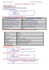 Đề cương ôn tập Học kì 2 Tiếng Anh 8 năm 2025–2026 trường THCS Thanh An (Quảng Trị)